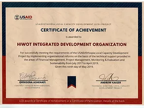 Local Capacity Development Award- HIDO